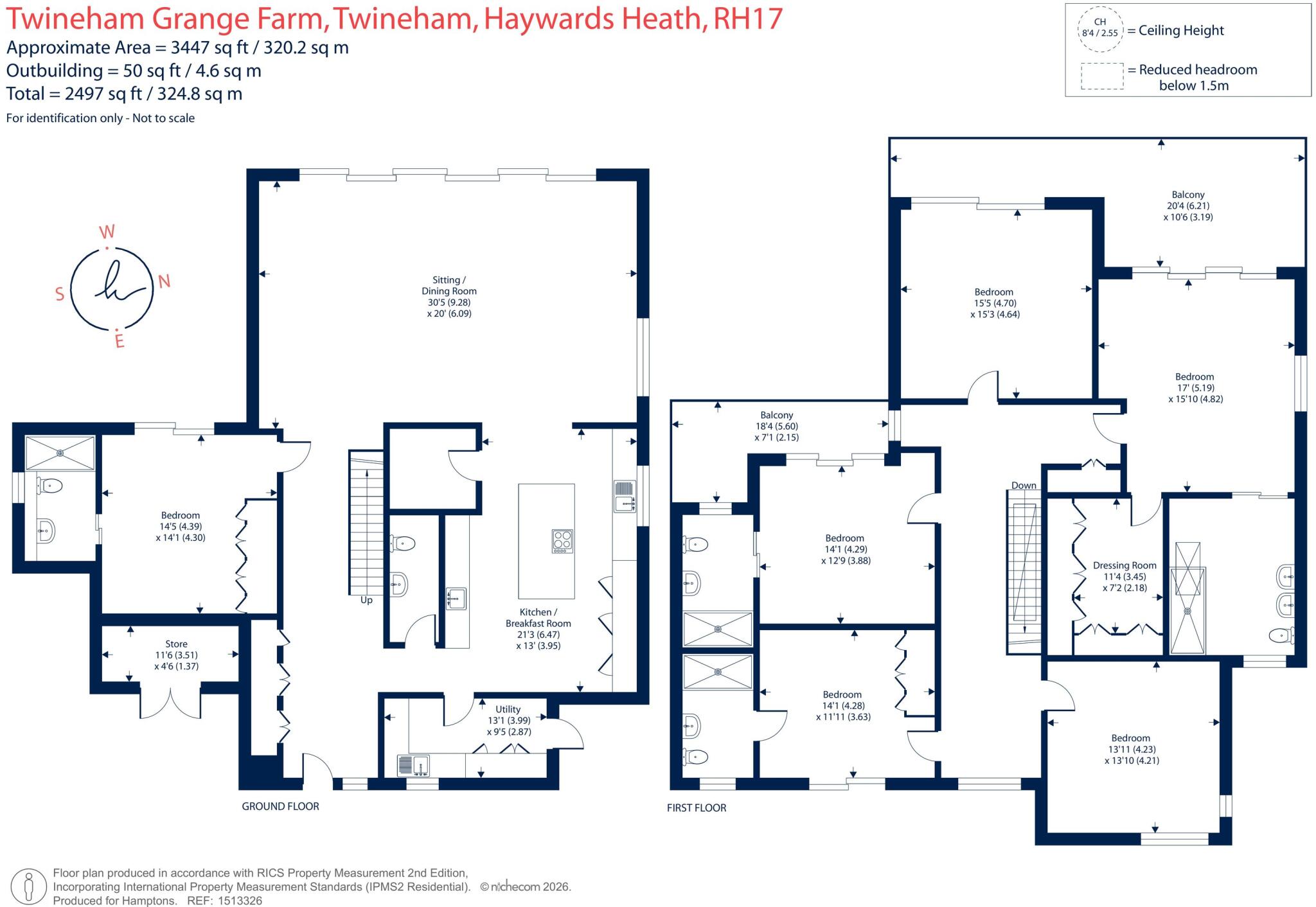 Bob Lane Twineham RH17 floorplan
