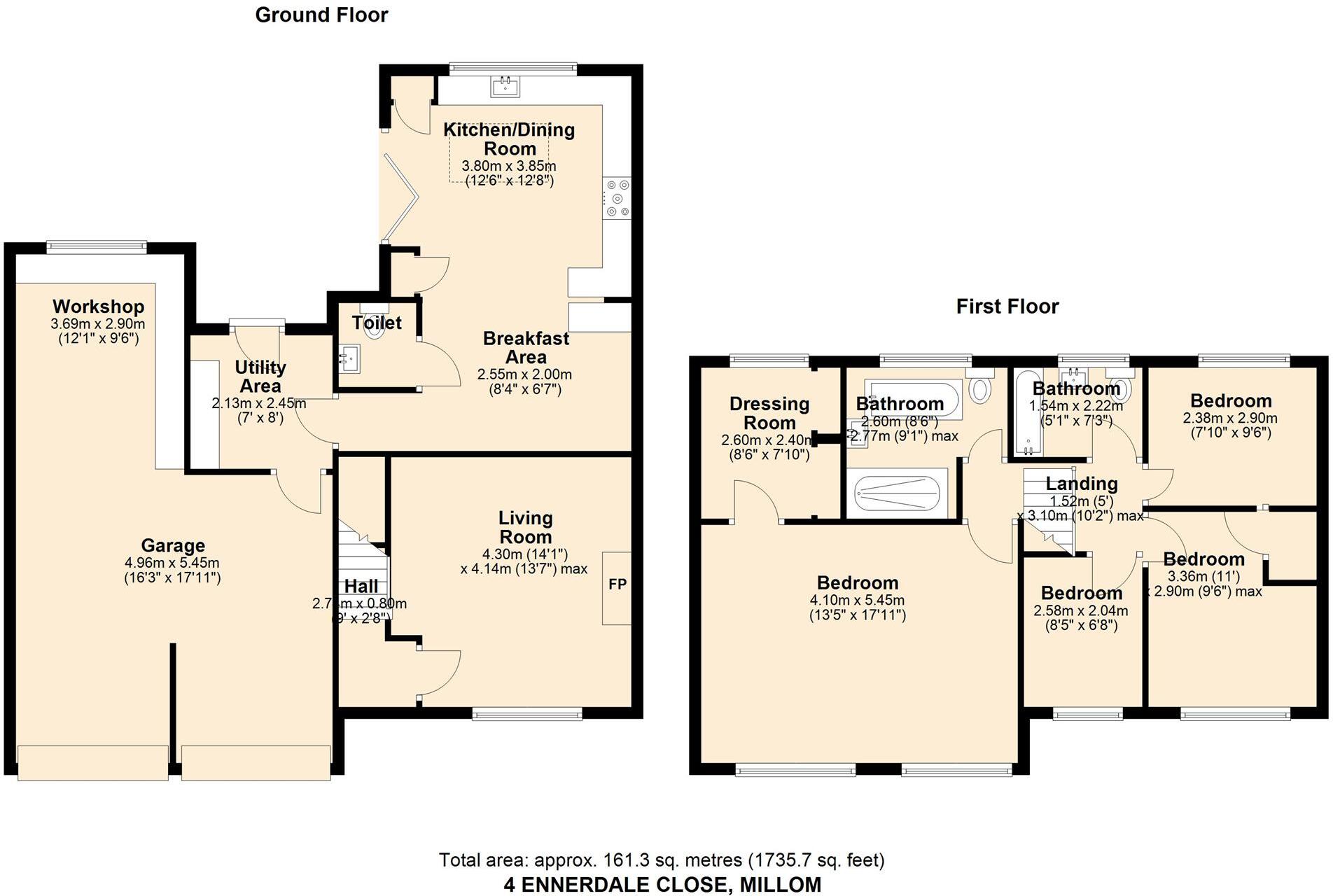 Ennerdale Close, MILLOM floorplan