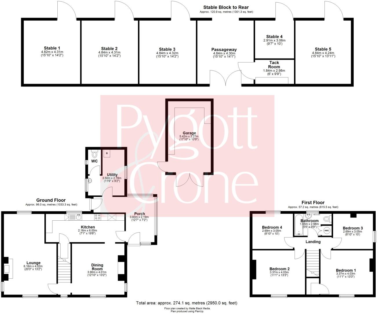Mere Drove, Old Leake, Boston, Lincolnshire, PE22 floorplan