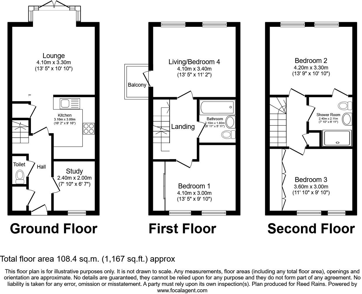 Wentworth Drive, Durham, DH1 floorplan