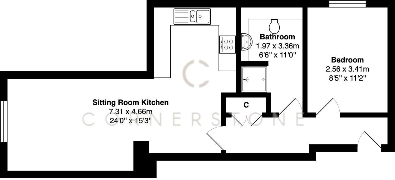 Stone Mill Court, Meanwood, Leeds, West Yorkshire. floorplan