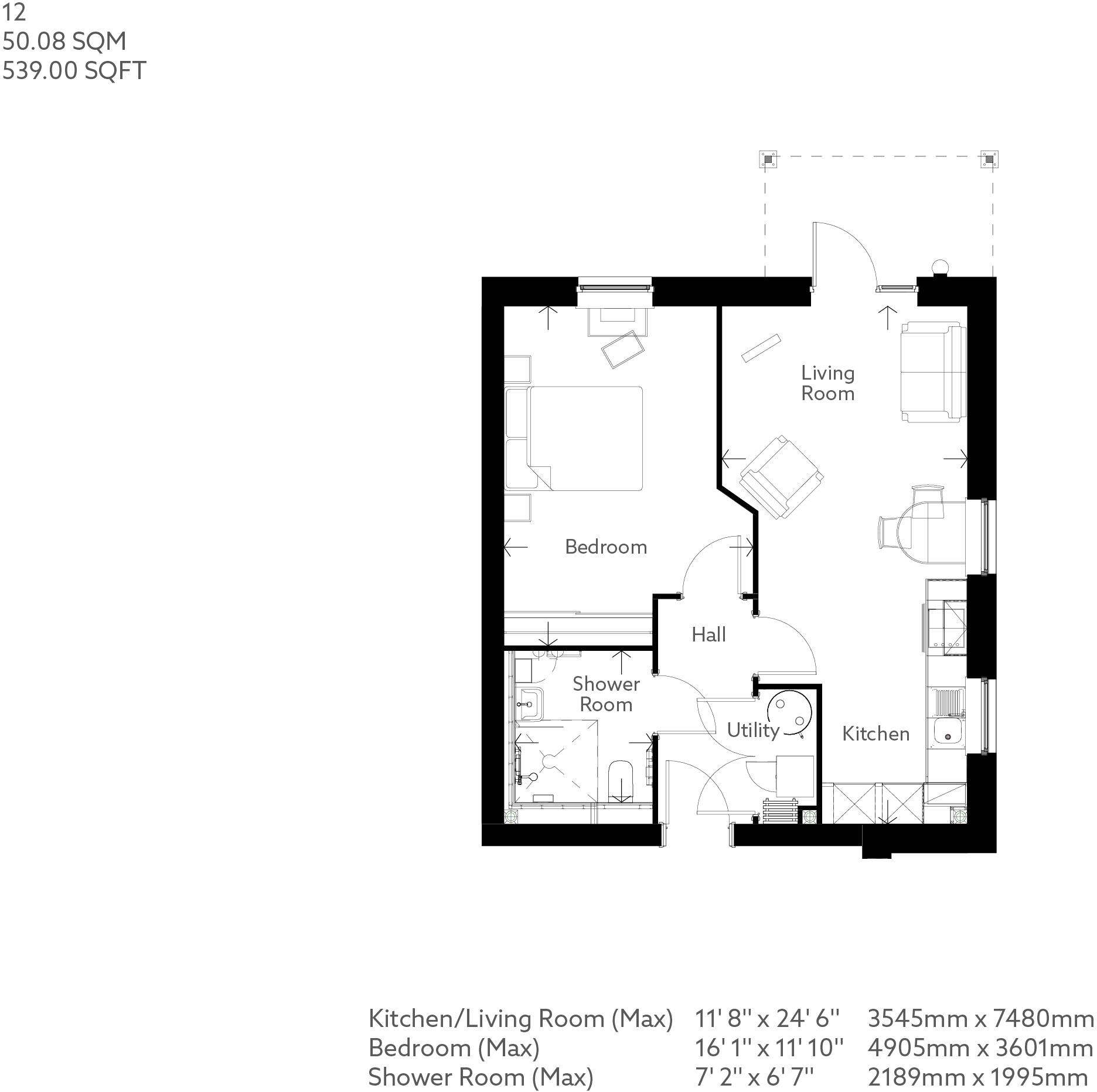 Barton Way, Dartmouth, Devon, TQ6 0GN floorplan