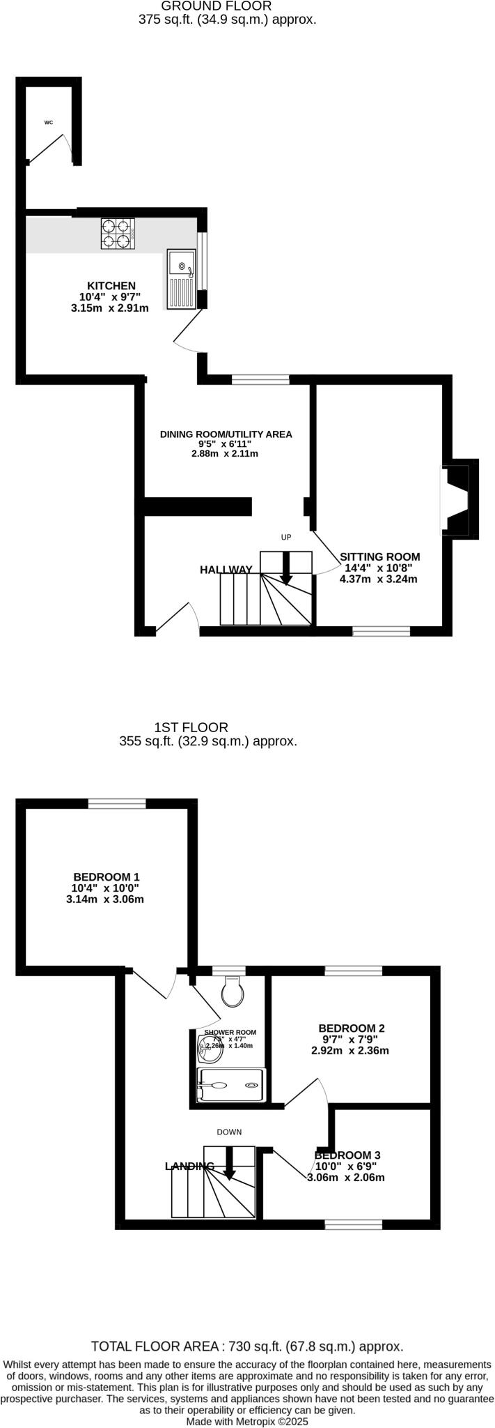 Gestridge Road, Newton Abbot, TQ12 floorplan