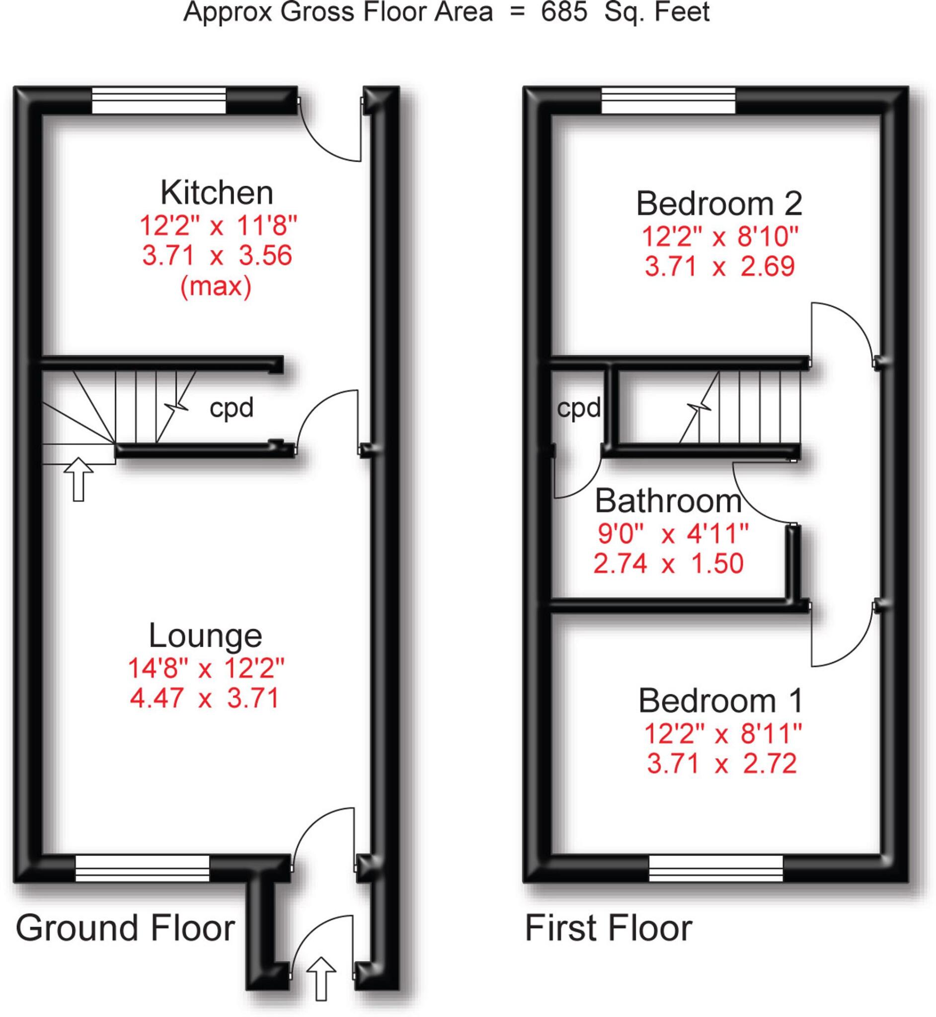 Rotherdale Avenue, Timperley, WA15 floorplan
