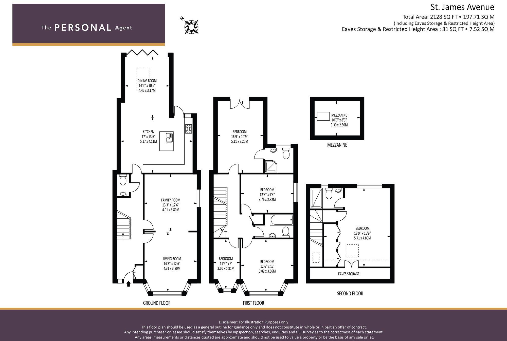 St. James Avenue, Sutton, SM1 floorplan