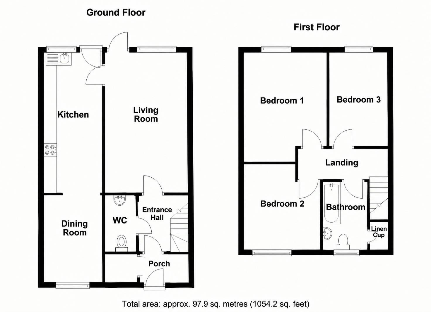 8 Lutwyche Close, Church Stretton, SY6 6BB floorplan