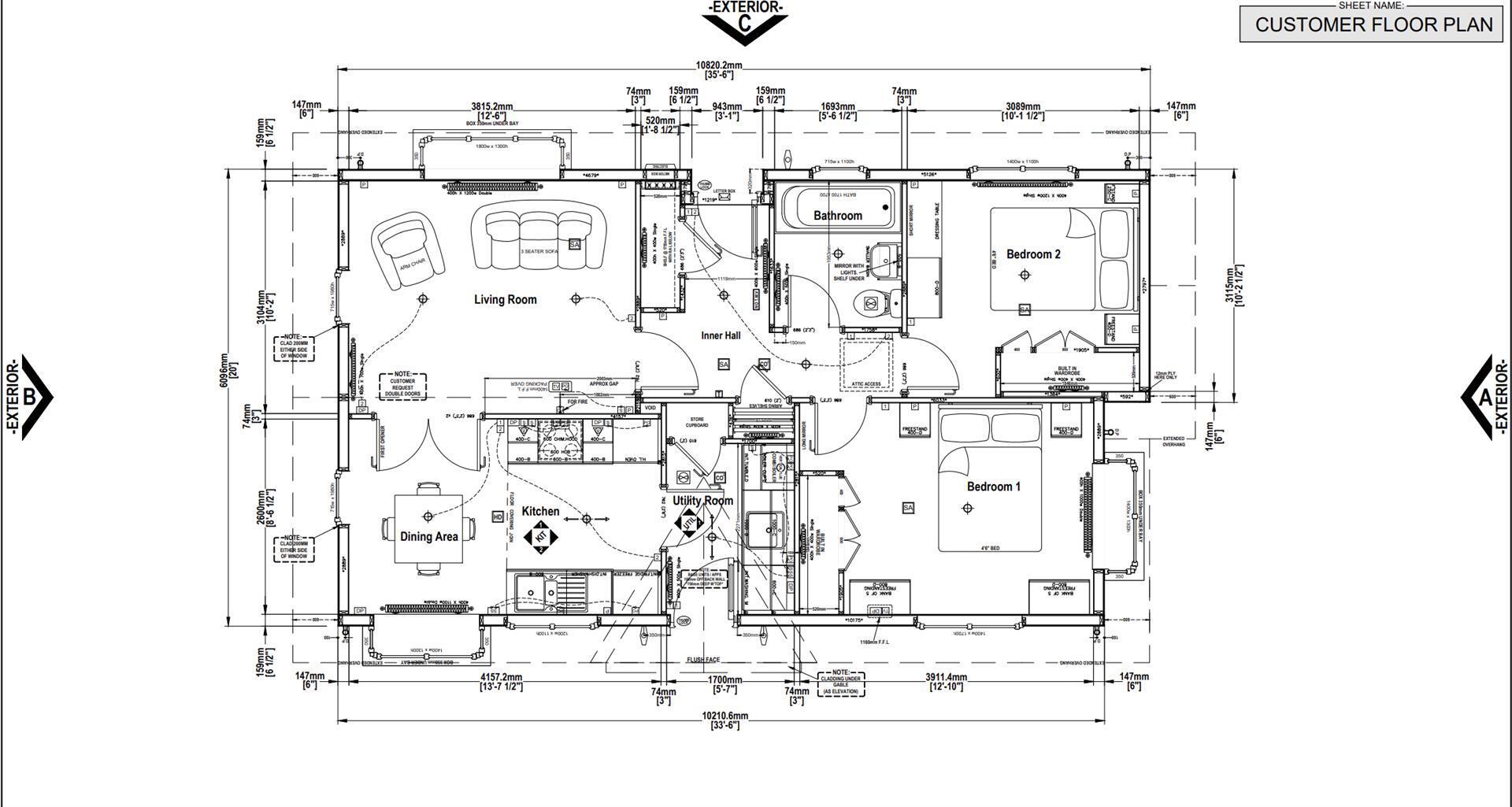 74, Riverdale Park, Staveley floorplan
