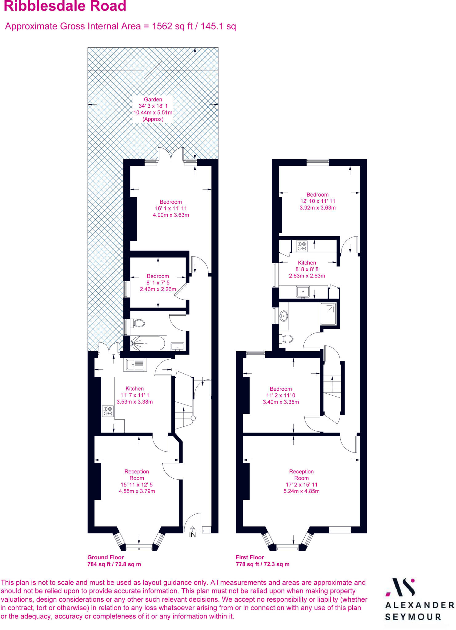 Ribblesdale Road, Furzedown, SW16 floorplan