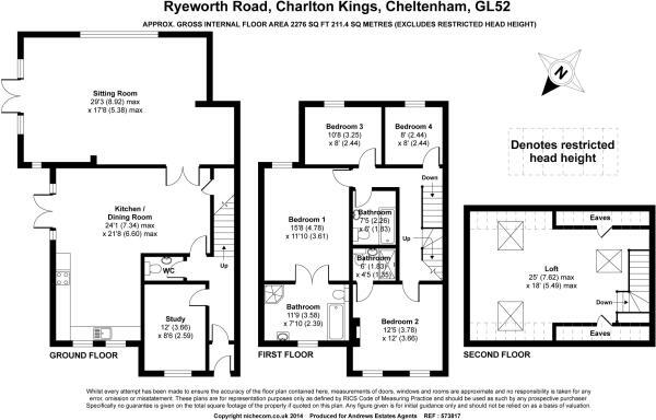 Ryeworth Road, Charlton Kings, Cheltenham, GL52 6LX floorplan