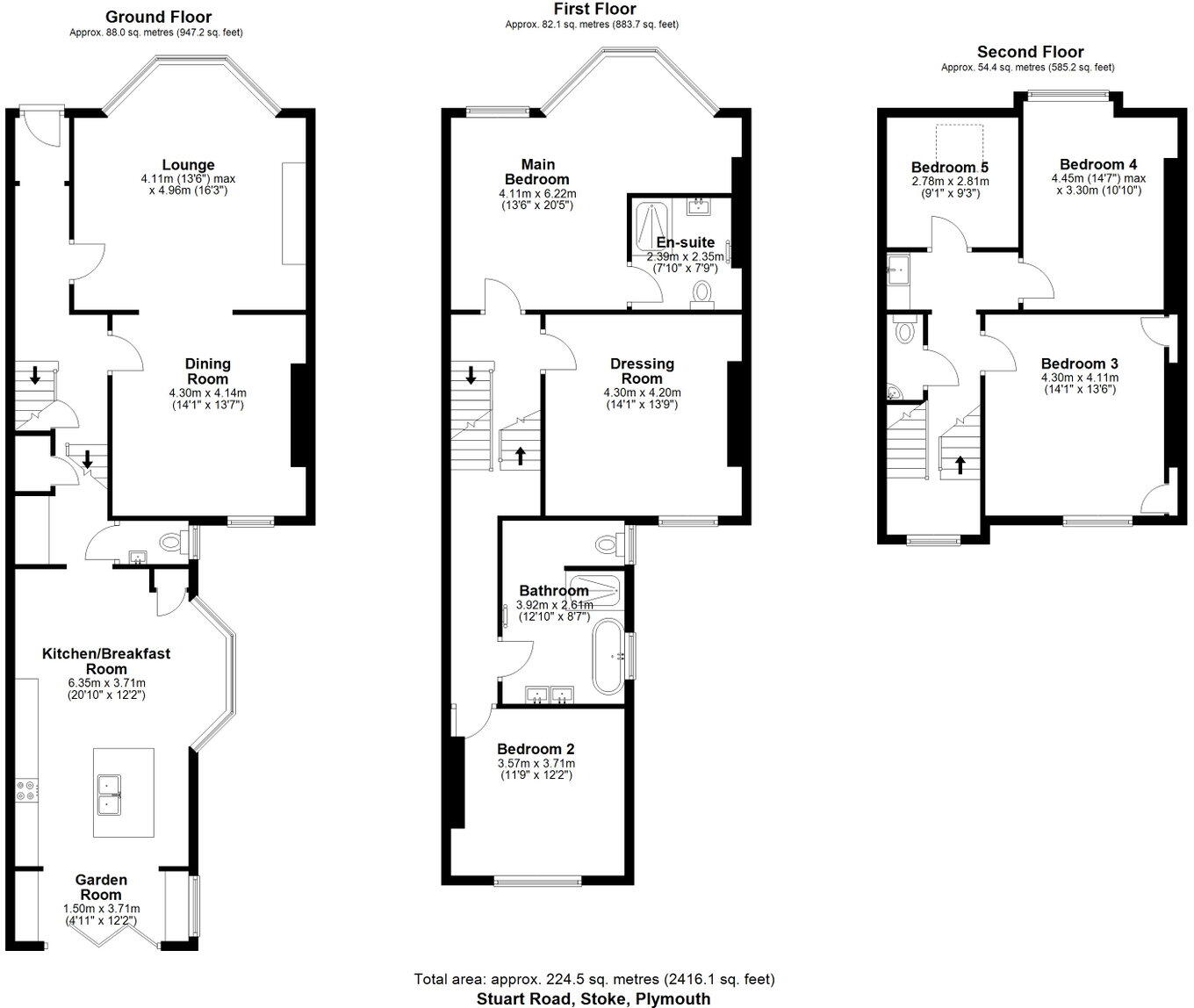 Stuart Road, Stoke, PL1 5LG floorplan