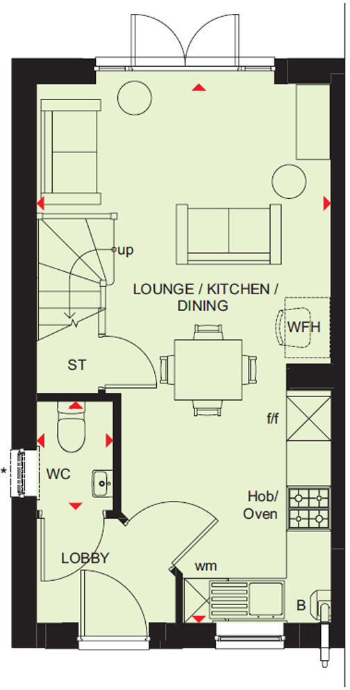 Elizabeth Way,
Hilperton,
Wiltshire,
BA14 7LQ floorplan