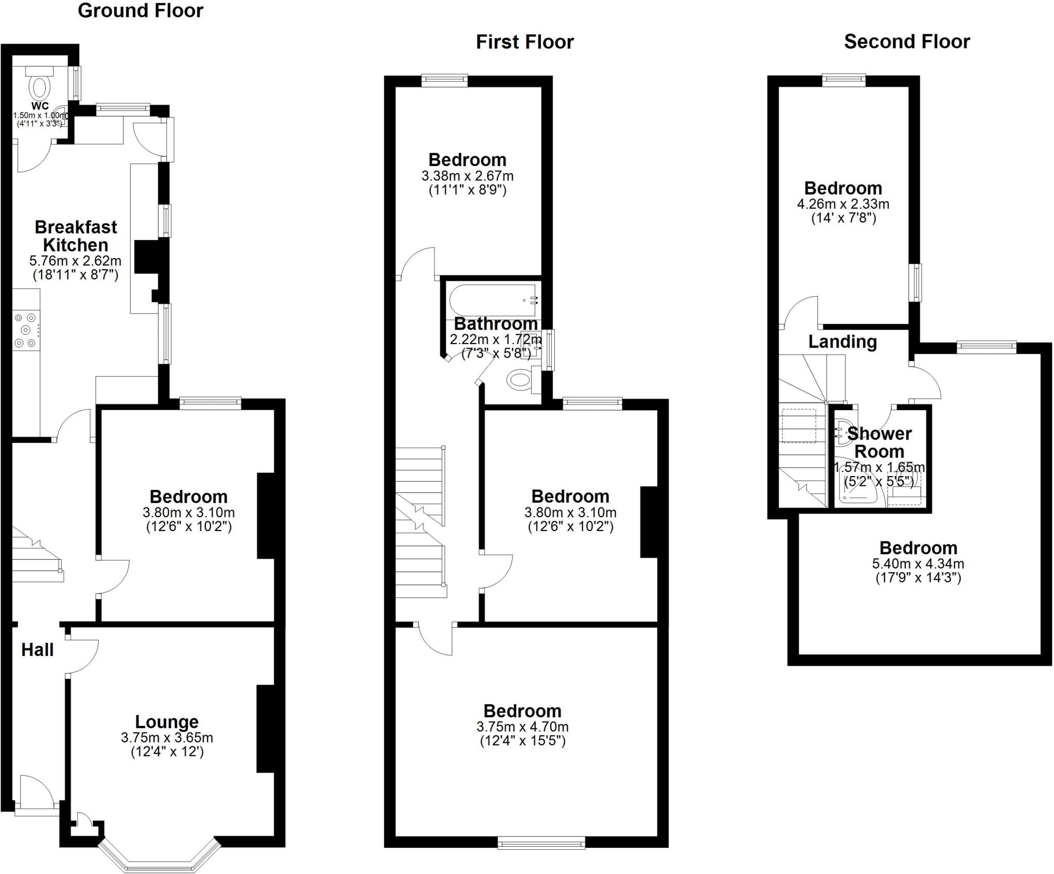 Sykefield Road, Leicester,  floorplan