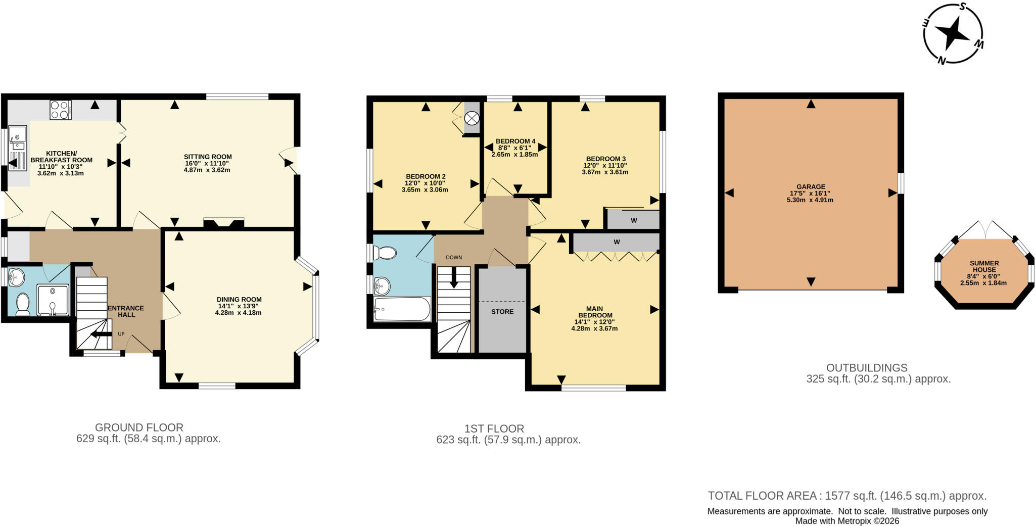 Balcombe Gardens, Horley, Surrey, RH6 floorplan
