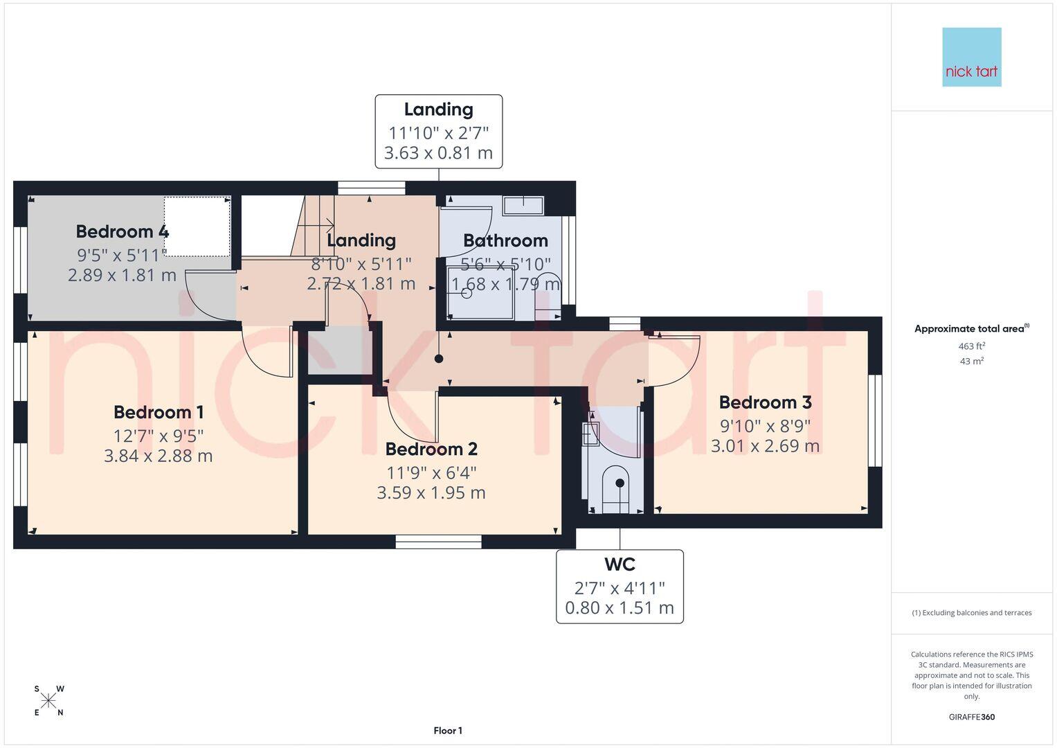 19 Sylvan Close, Lilleshall floorplan