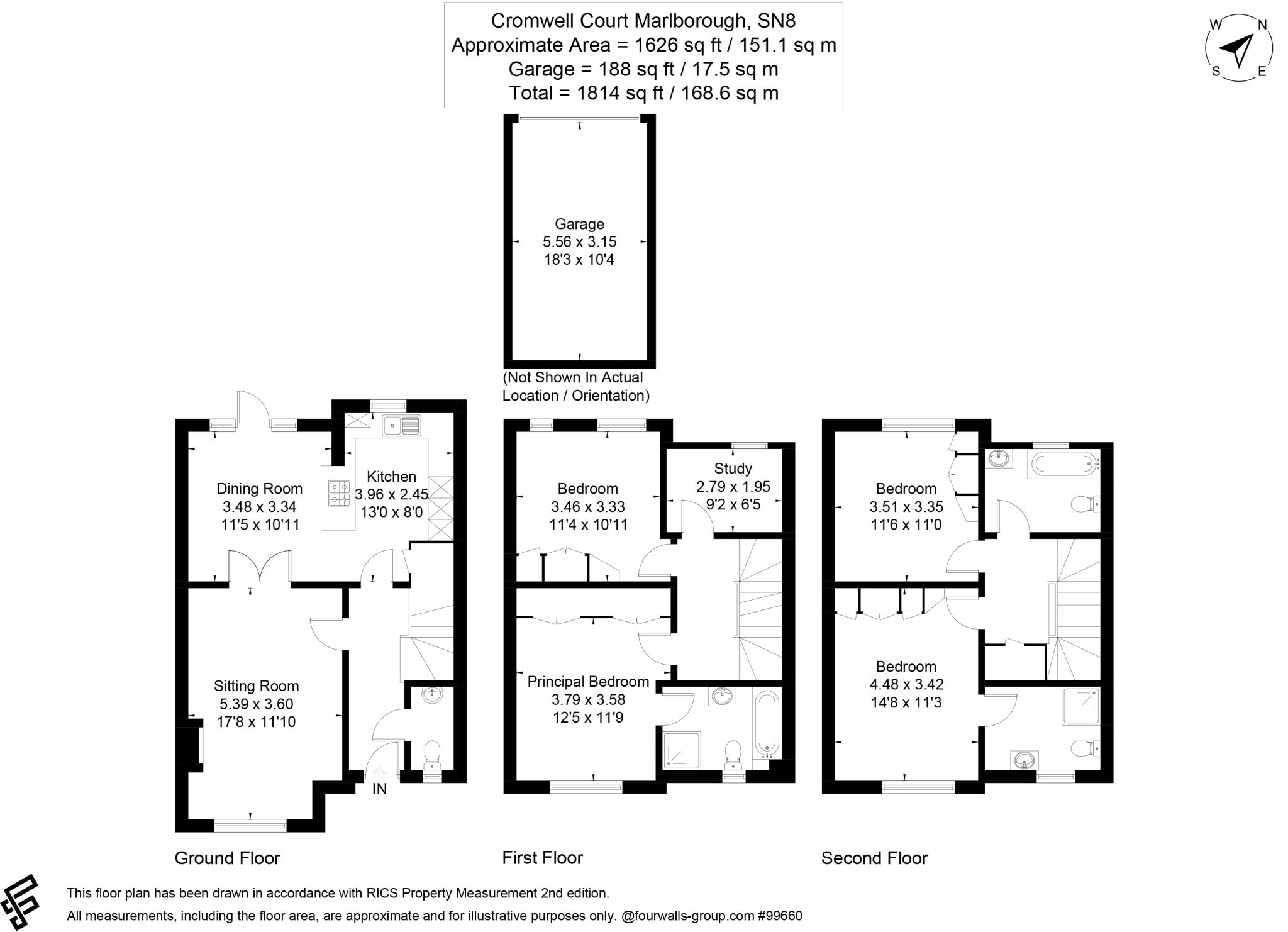 8, Cromwell Court, Marlborough, Wiltshire, SN8 floorplan