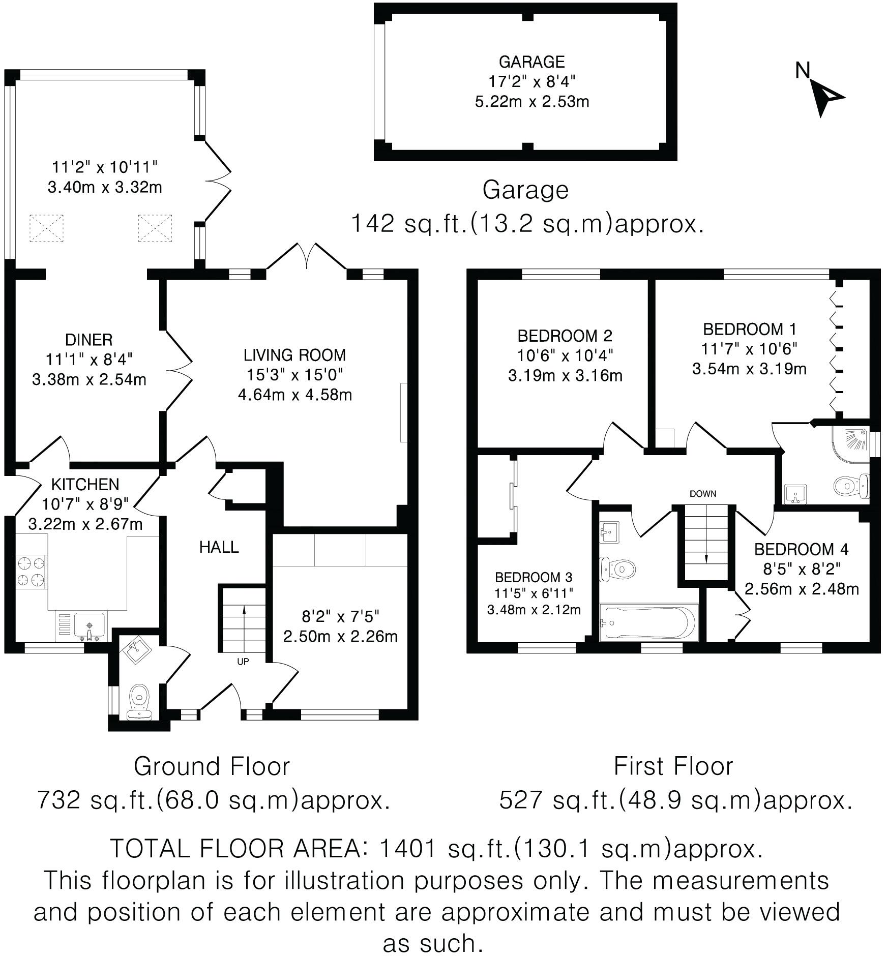 Copper Beeches, Welwyn, Hertfordshire, AL6 floorplan