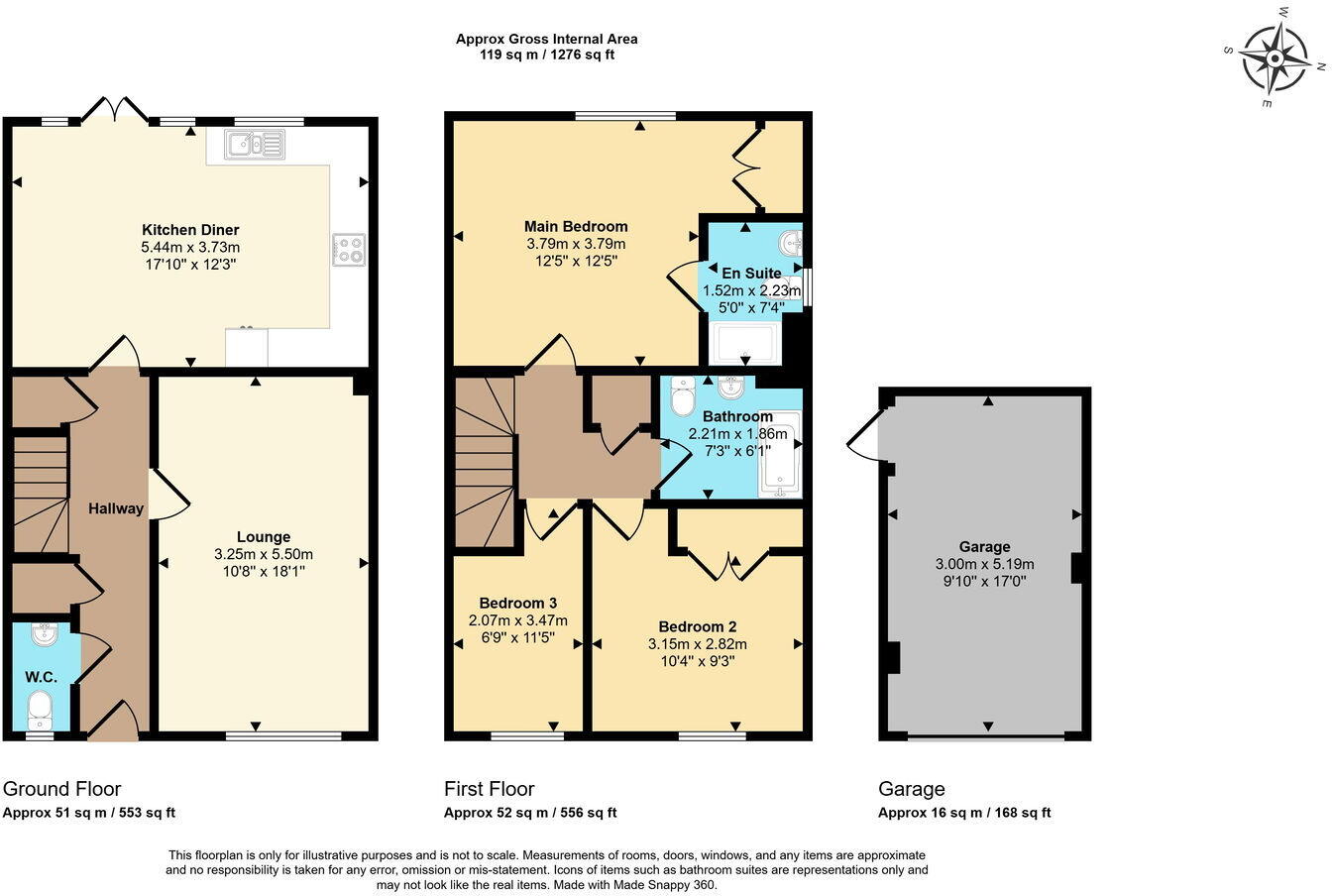 Woodley Drive, Bampton, OX18 2FL floorplan