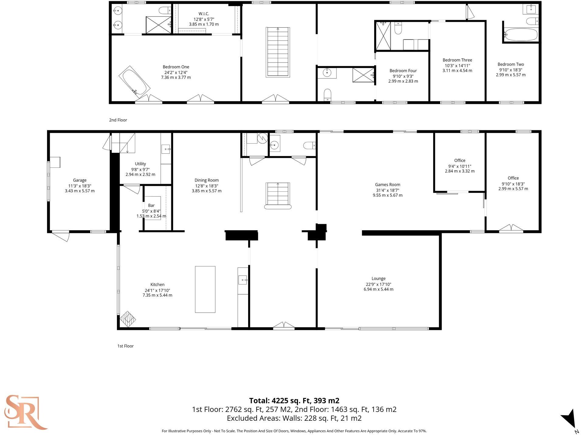 Barnfields, The Wash, Chapel-En-Le-Frith, SK23 floorplan