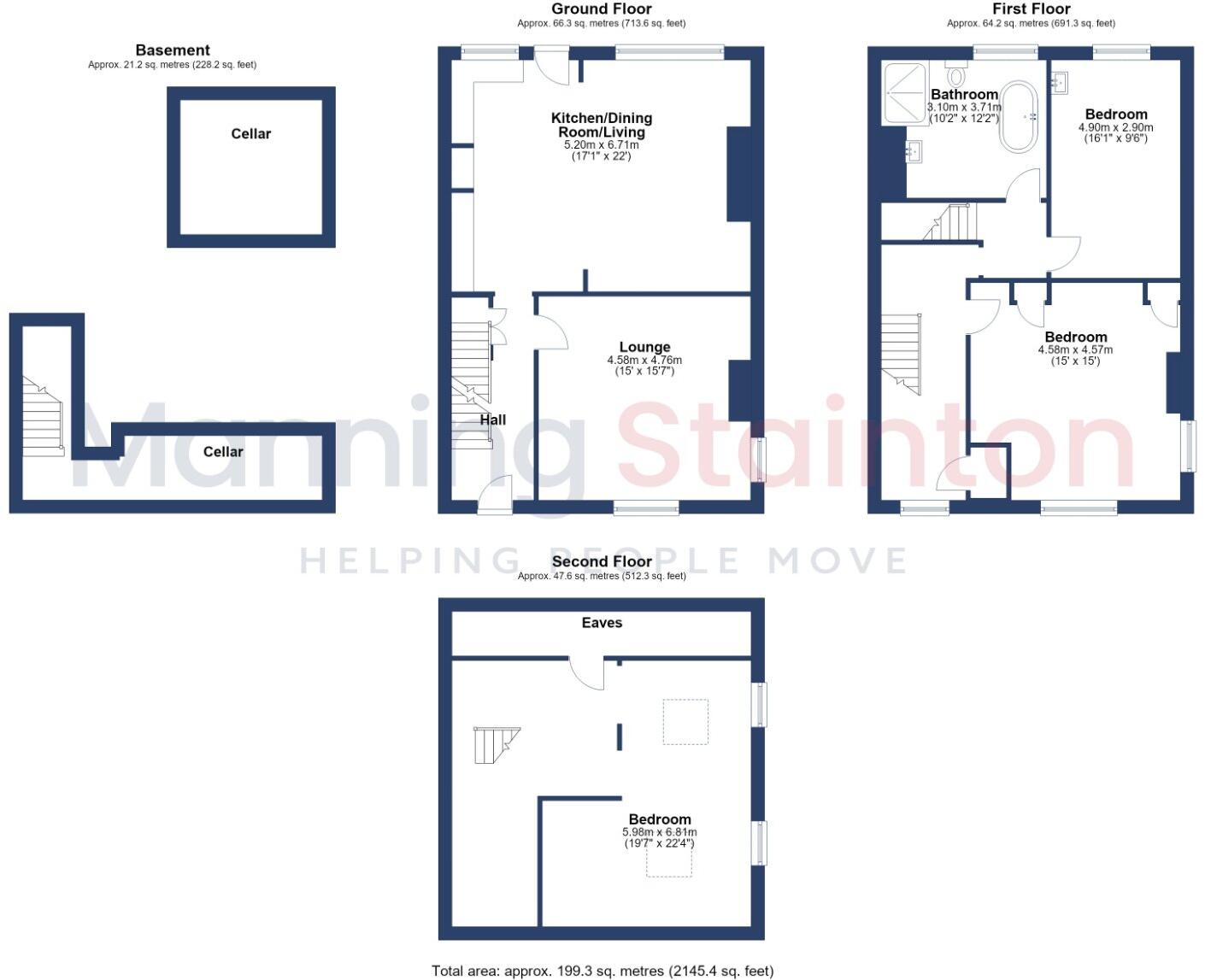 Stone Leigh House, Ley Fleaks Road, Idle floorplan