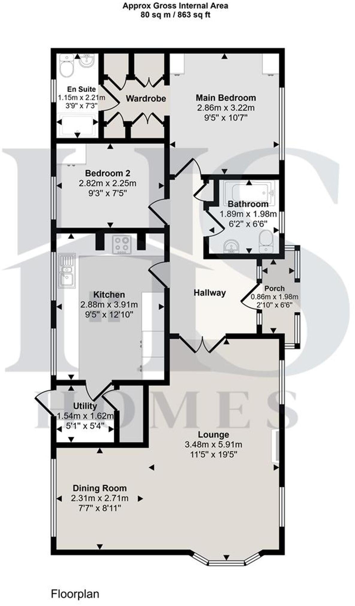 Windmill Lane, Balsall Common, CV7 floorplan