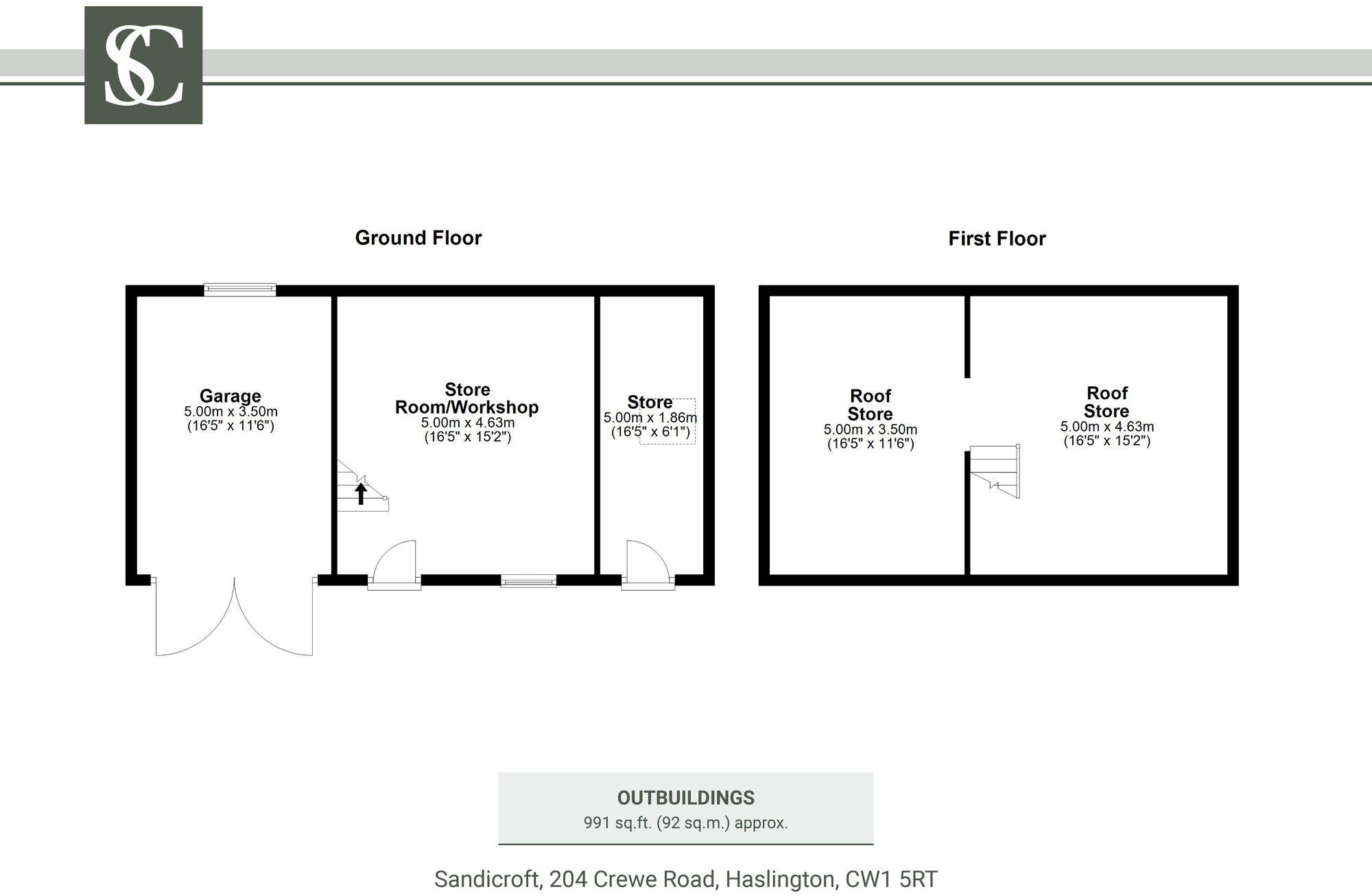 Sandicroft, 204 Crewe Road, Haslington, CW1 5RT floorplan
