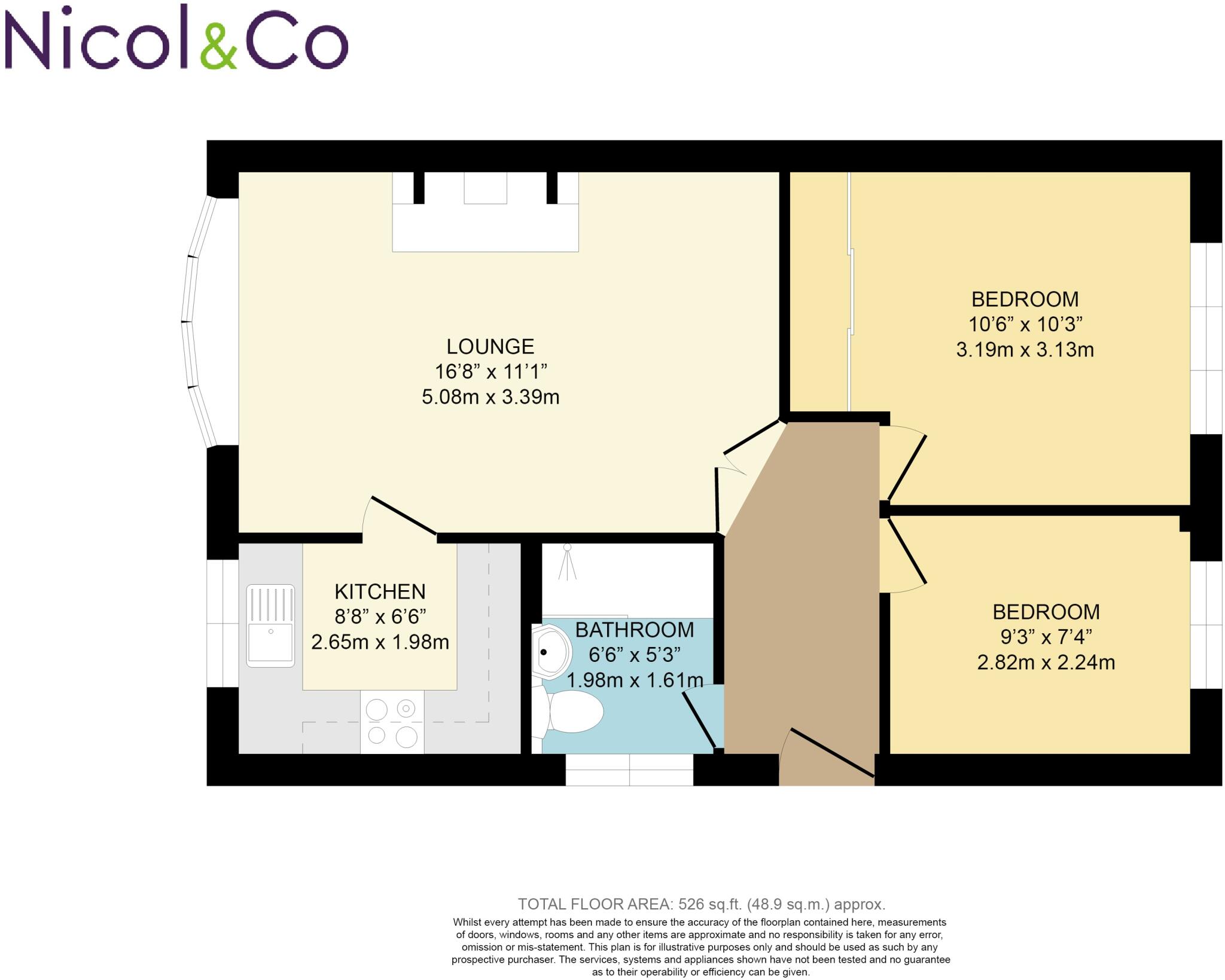 Brantwood Close, Droitwich Spa, Worcestershire, WR9 floorplan