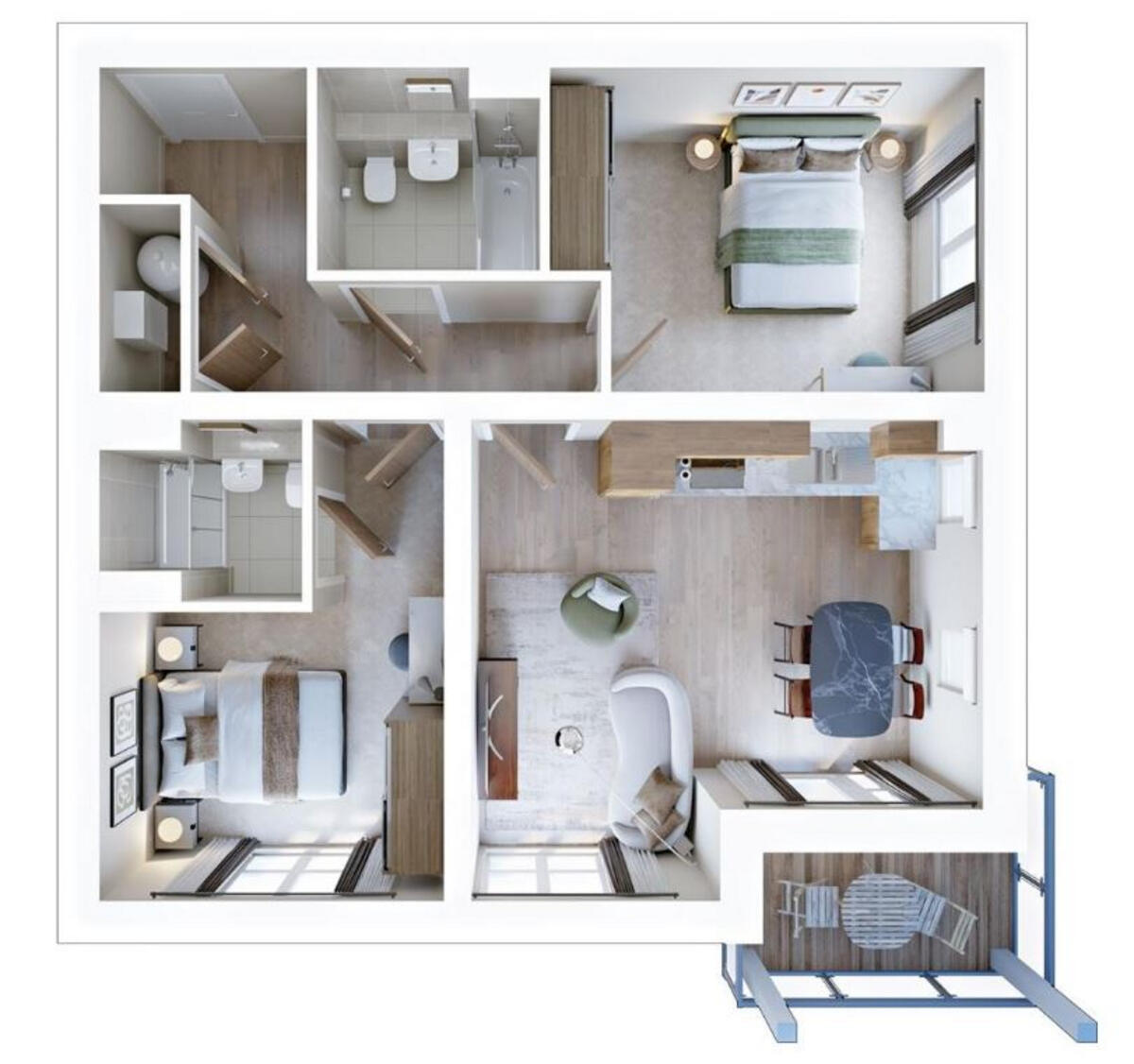 Lister Road, Ascot floorplan