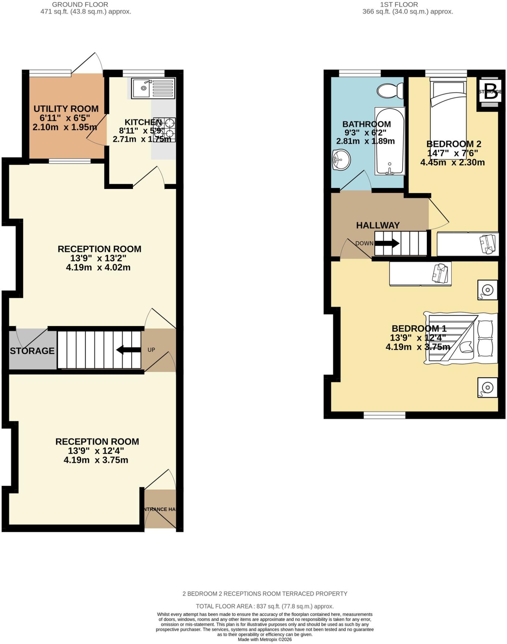 Knowsley Grove, Horwich, BL6 floorplan