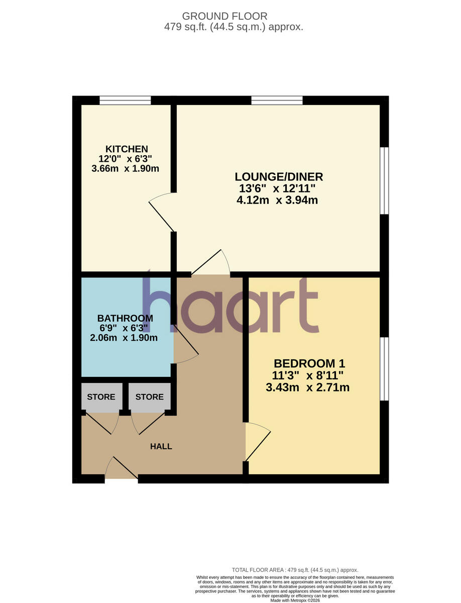 Cunningham Avenue, Hatfield floorplan