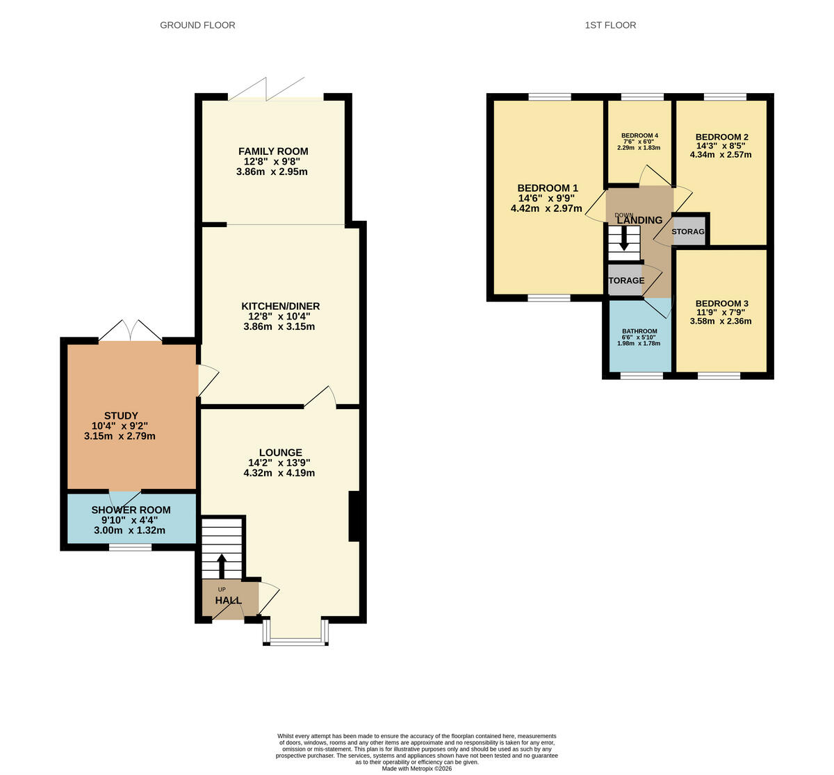 Wentworth Close, Forest Town, NG19 floorplan