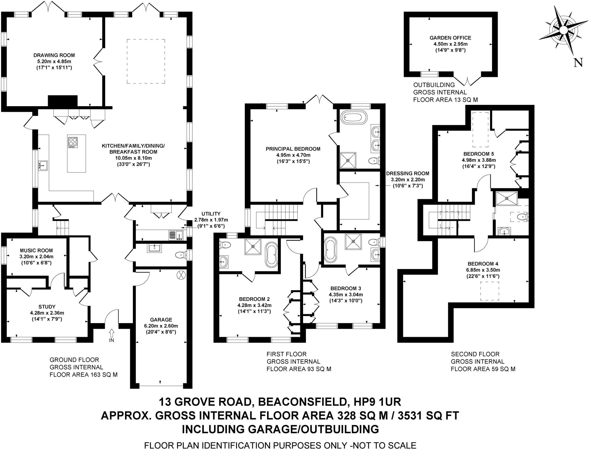 Grove Road, Beaconsfield, Buckinghamshire, HP9 floorplan