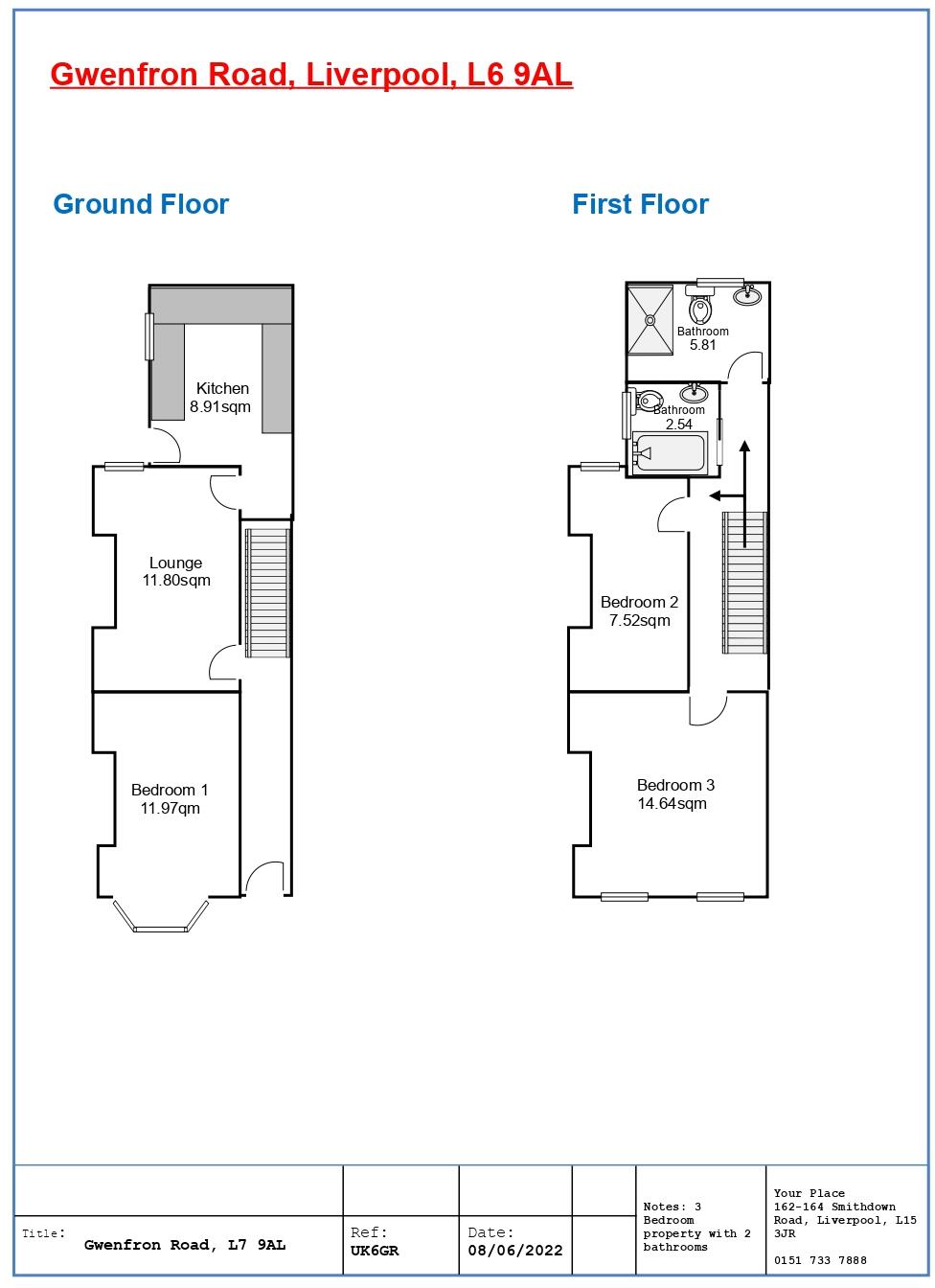Gwenfron Road, Liverpool floorplan
