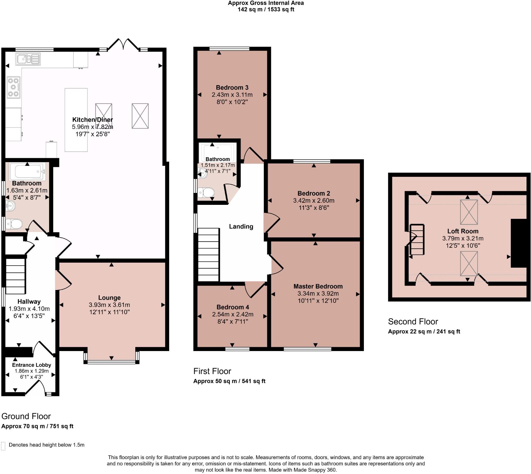 Westfield Avenue, Redcar, North Yorkshire, TS10 floorplan
