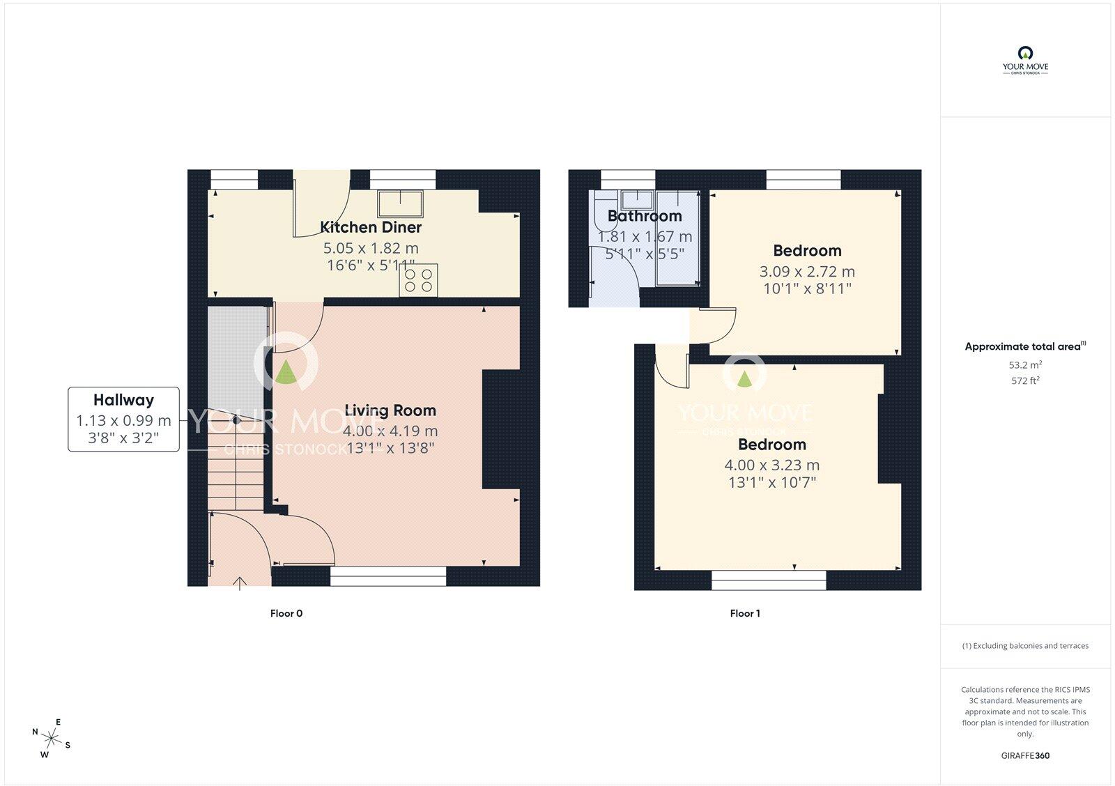 West Street, Leadgate, Consett, Durham, DH8 floorplan