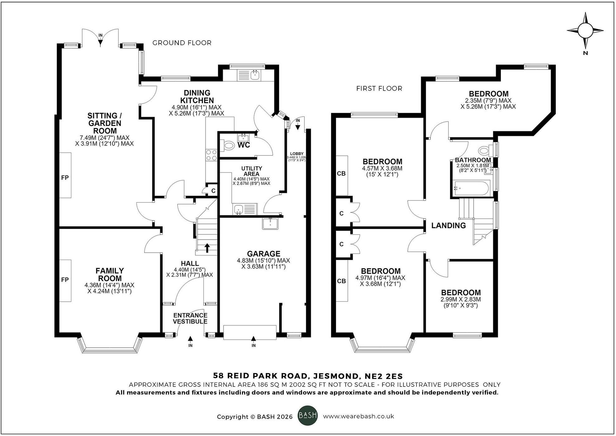 Reid Park Road, Jesmond, NE2 floorplan