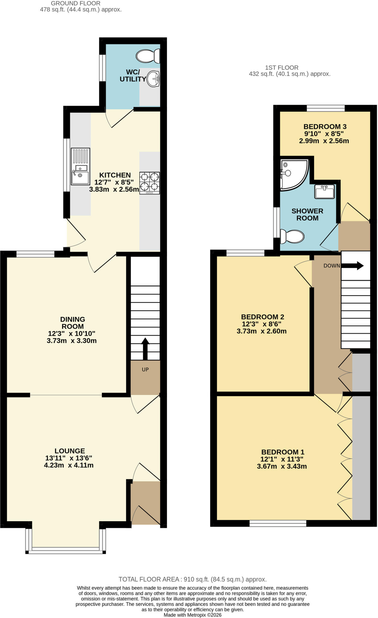 George Street, Gainsborough, Lincolnshire, DN21 floorplan