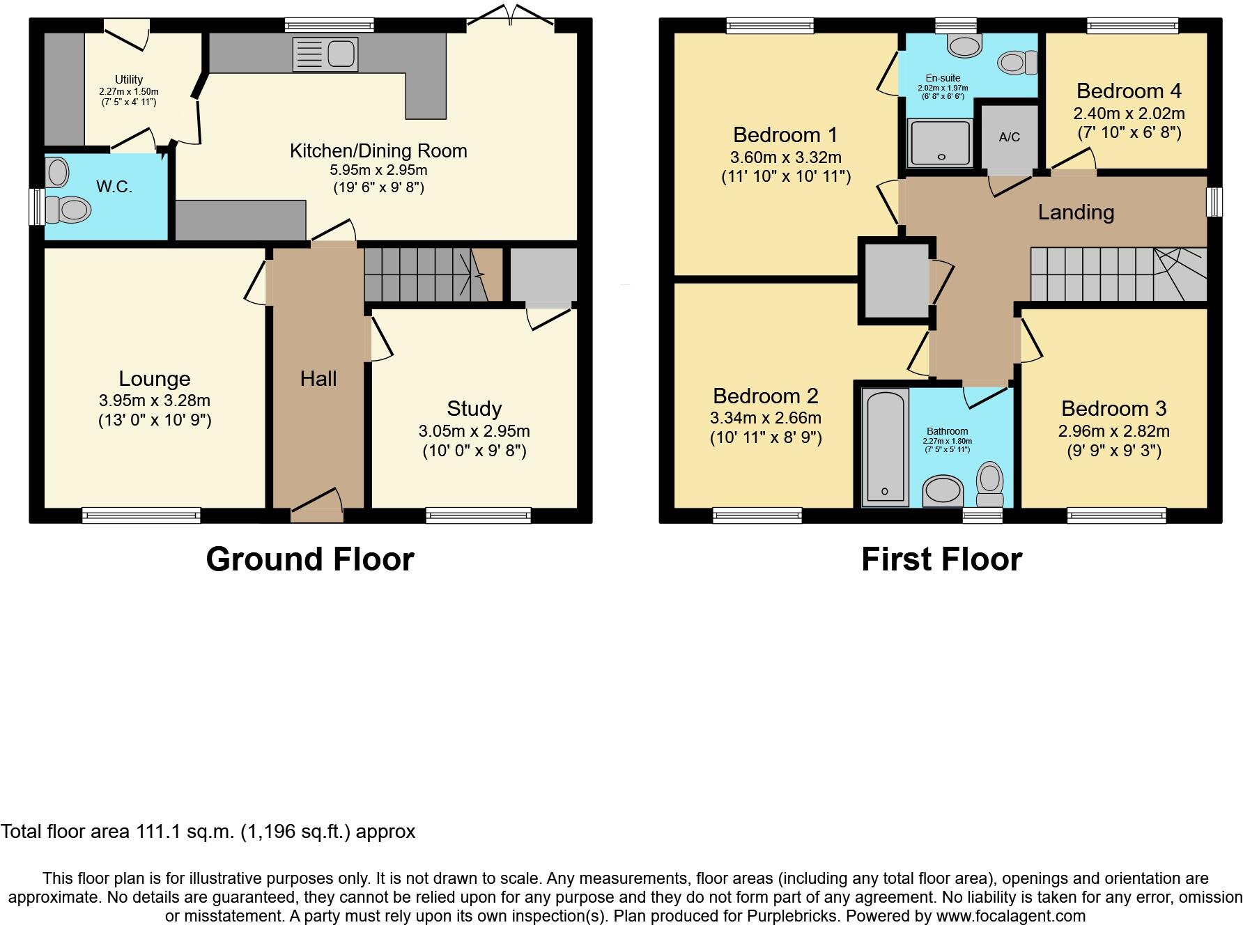 28, Reedmace Way, Crewe, CW2 floorplan