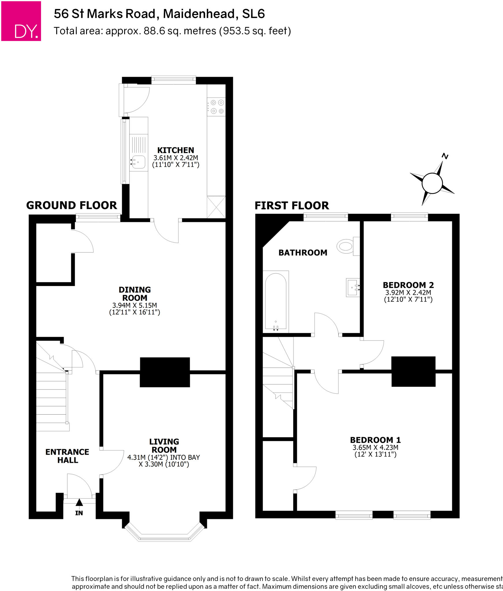 St. Marks Road, Maidenhead, SL6 floorplan