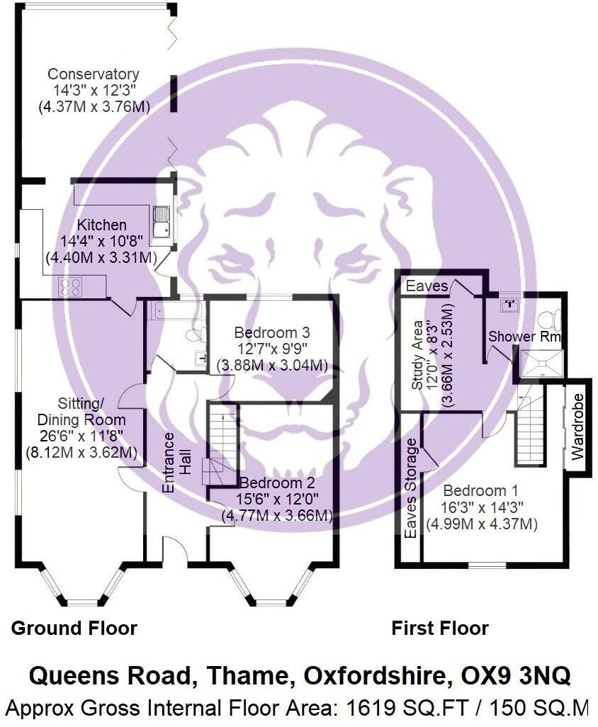 Queens Road, Thame floorplan