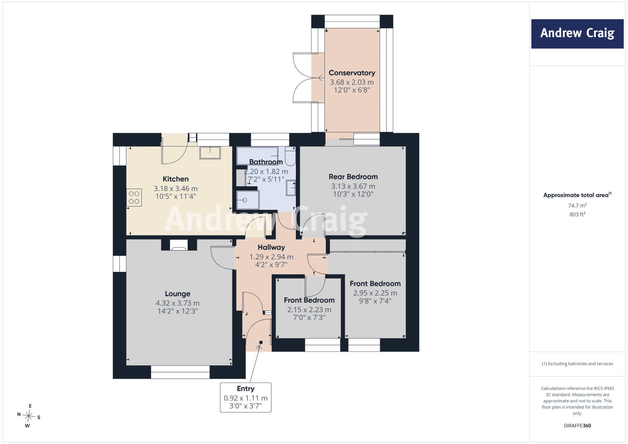Elm Grove, South Shields floorplan