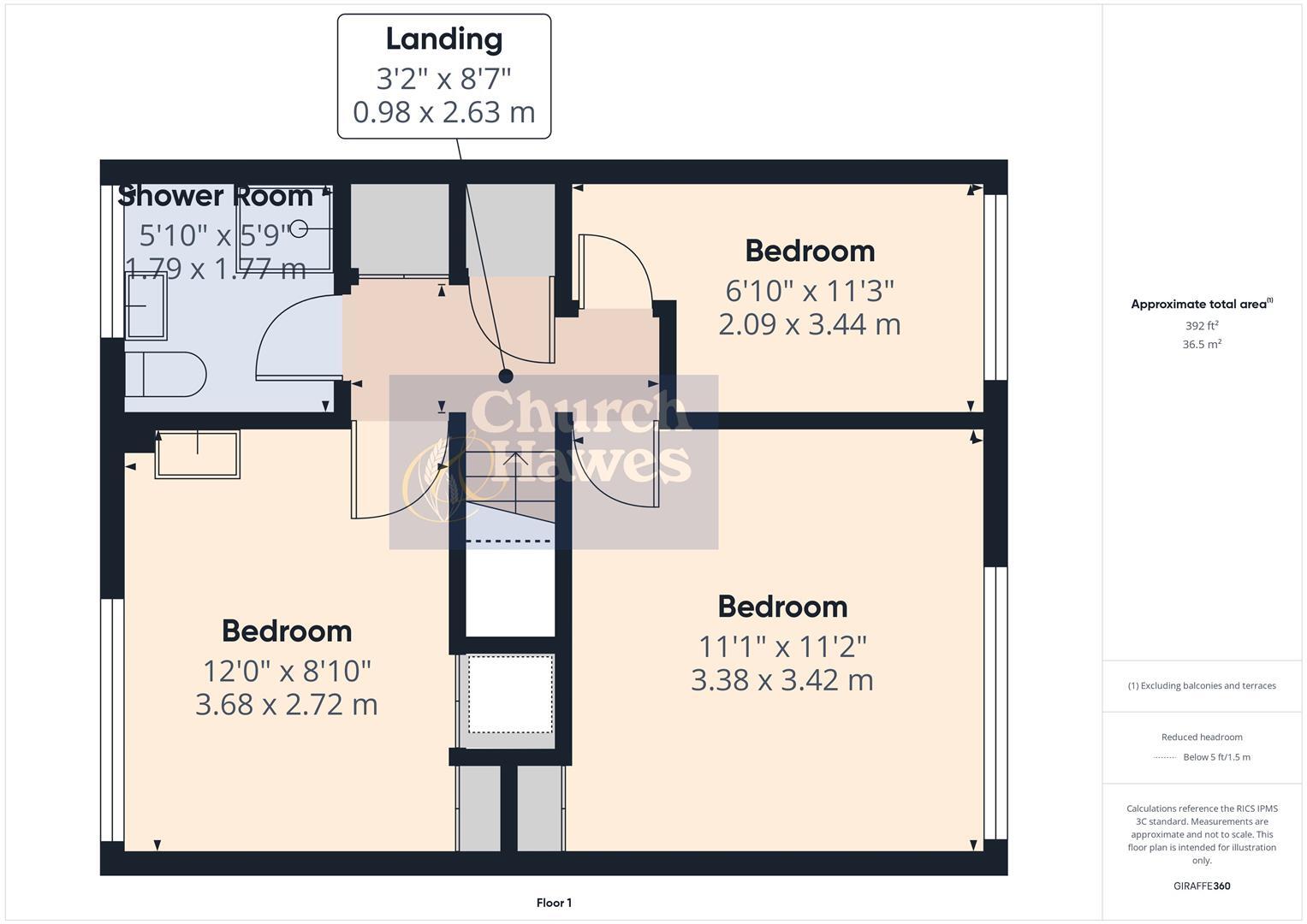 Gloucester Avenue, Maldon floorplan