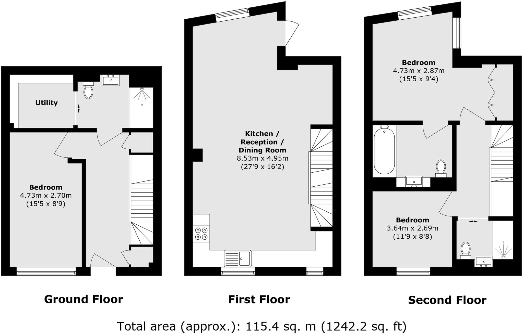 Baldwin Lane, Kidbrooke, London, SE3 floorplan