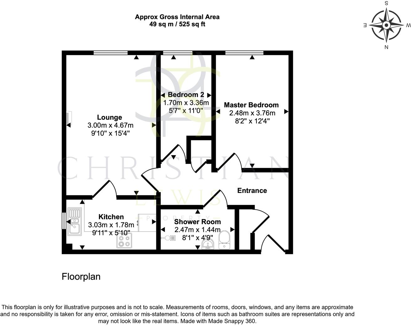 Ganderton Court, Pershore floorplan