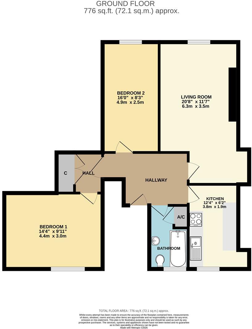 Strangways Terrace, Truro floorplan