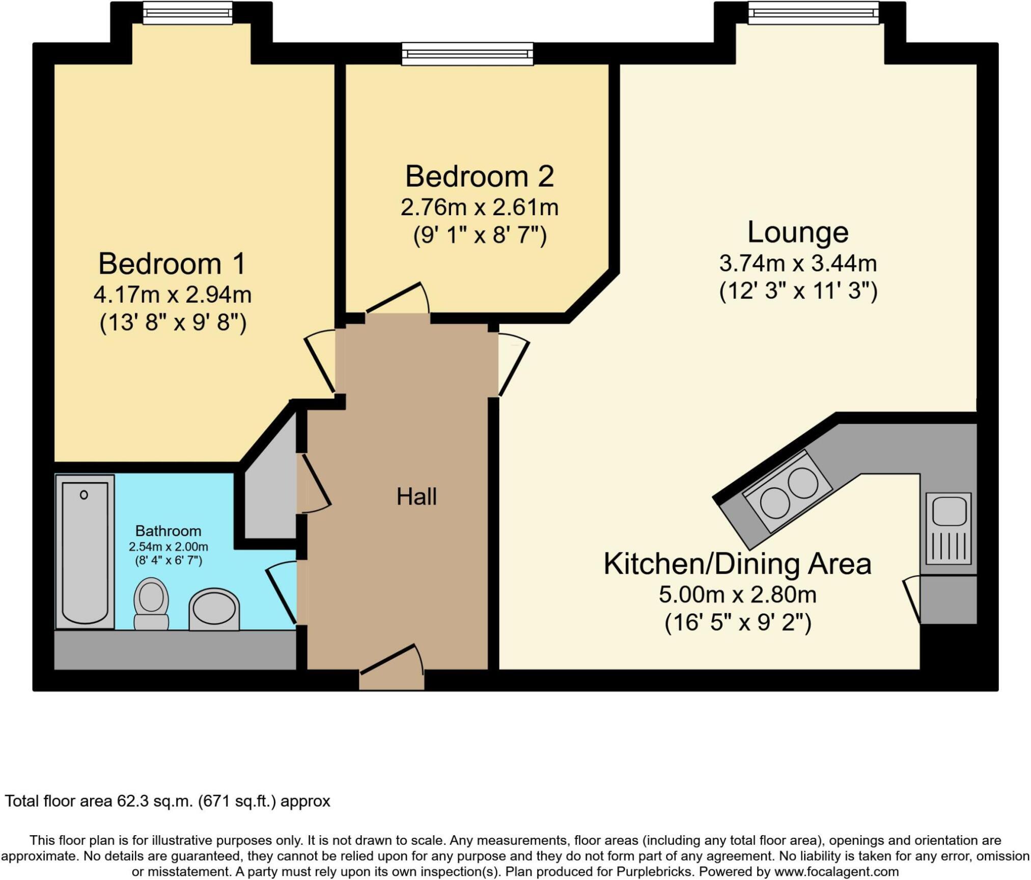 Mellor Street, Oldham, OL4 floorplan