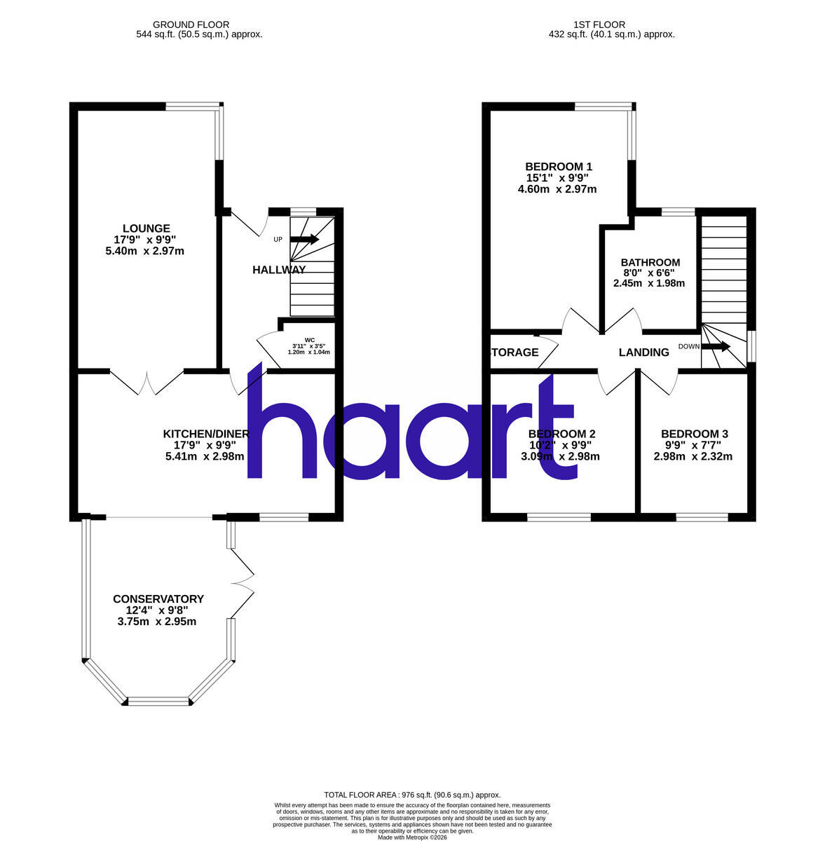 Kirby Close, Harold Hill floorplan