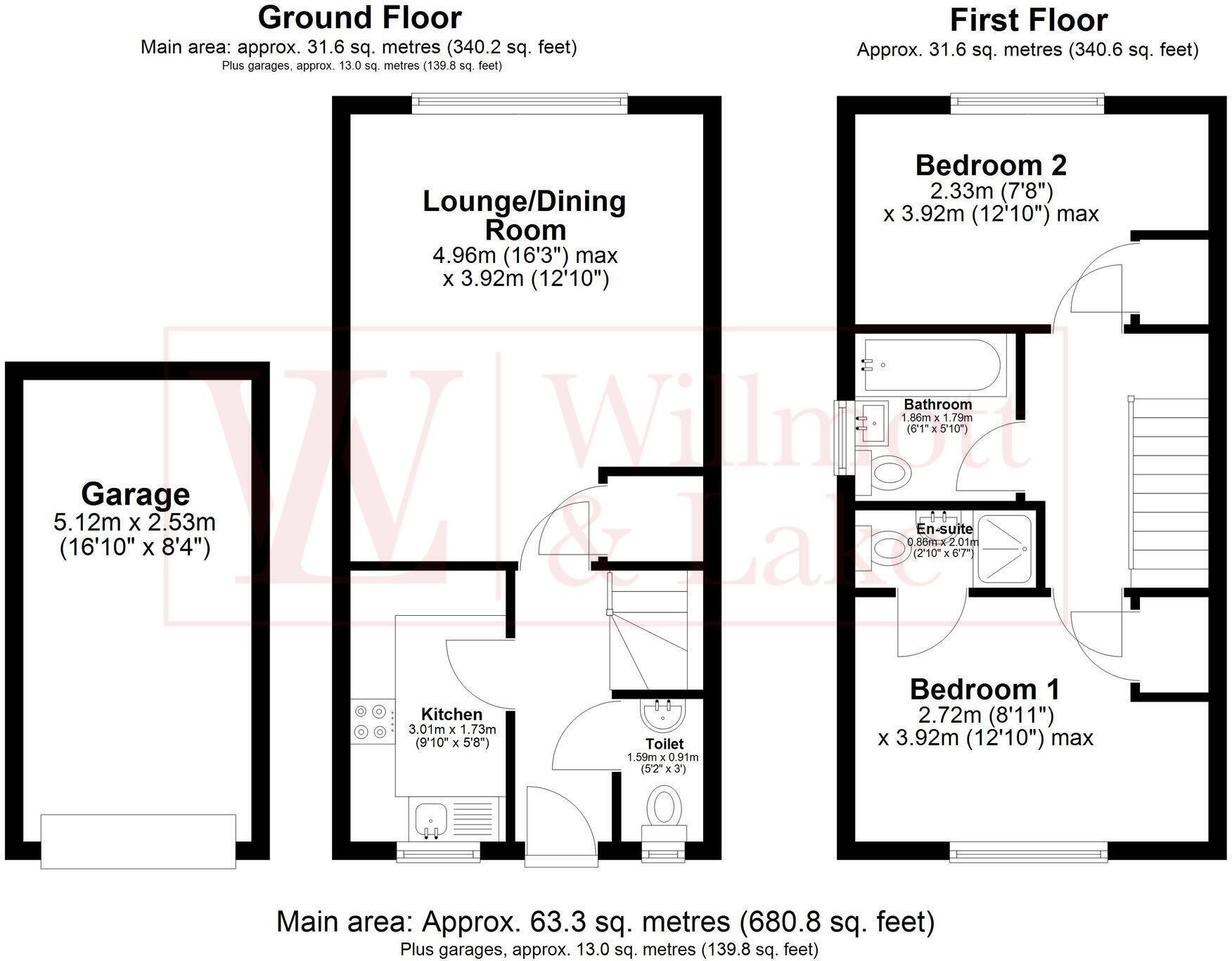 Evans Close, Royston, Hertfordshire floorplan
