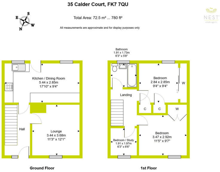 Calder Court, Stirling floorplan