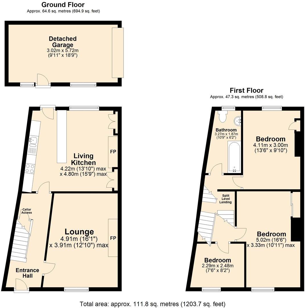 26, Gooder Lane, Brighouse, HD6 1HF floorplan
