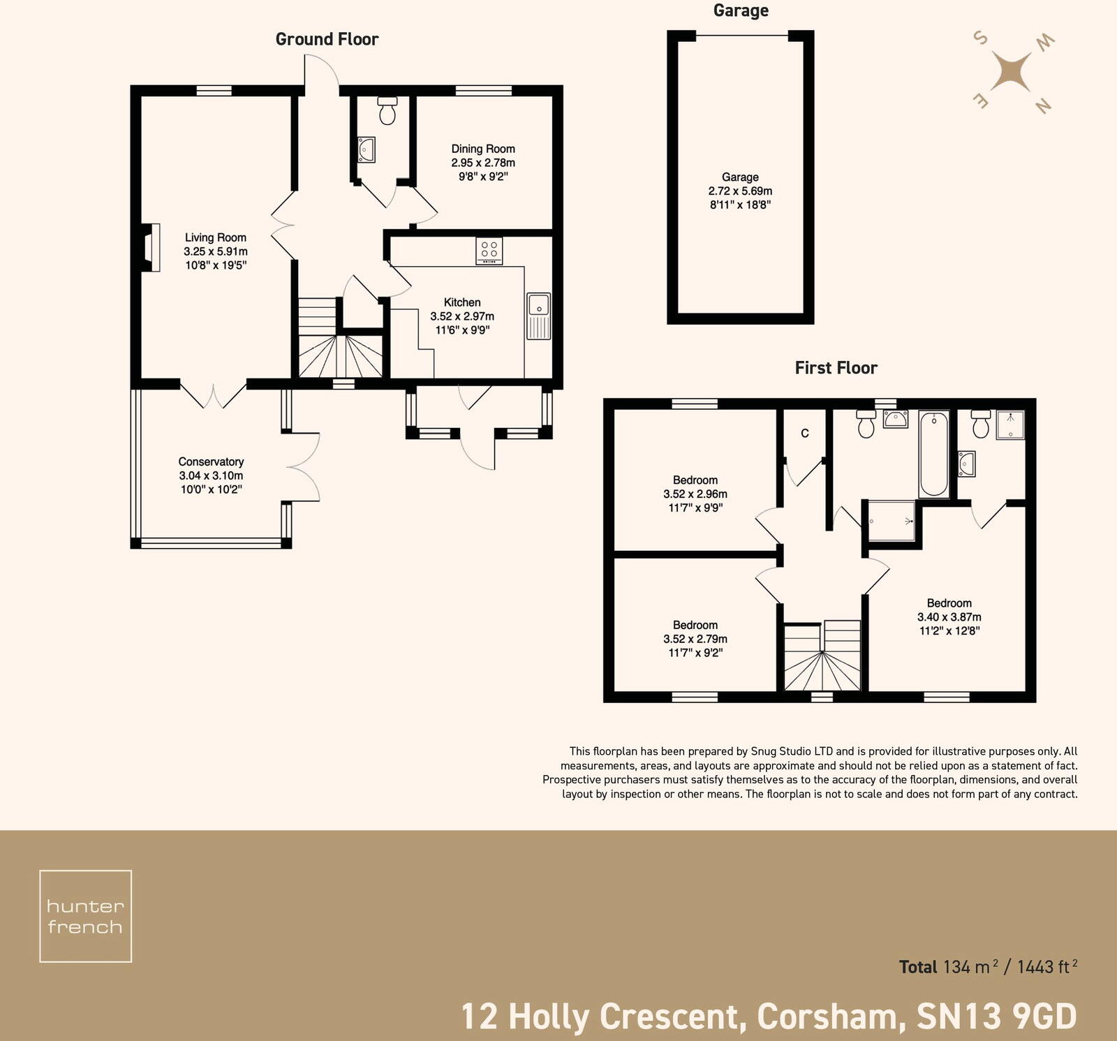Holly Crescent, Corsham, SN13 9GD floorplan